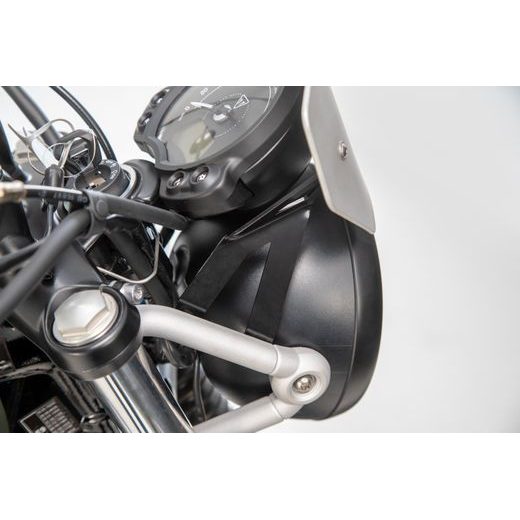SW MOTECH PŘEDNÍ ŠTÍTEK STŘÍBRNÝ, TRIUMPH STREET SCRAMBLER 900 (16-).
