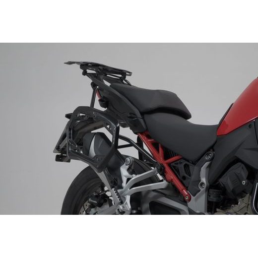 SW MOTECH DUSC HARD CASE SYSTEM BLACK. 33/33 L. DUCATI MULTISTRADA V4 (20-).