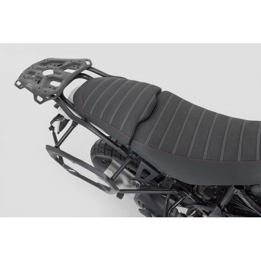 SW MOTECH ADVENTURE SET DUSC WITH TOP CASE XL BLACK. DUCATI DESERTX (22-) / RALLY (23-).