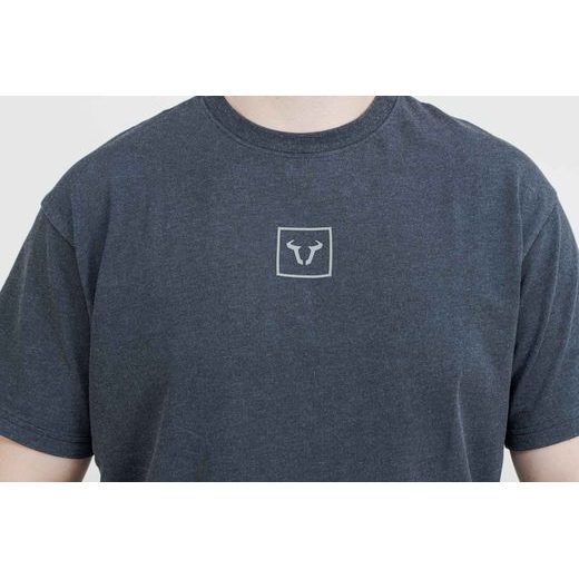 SW MOTECH T-SHIRT UNISEX ? RIDERS LINE DARK GREY. OPTIC WASH. UNISEX. SIZE XS.