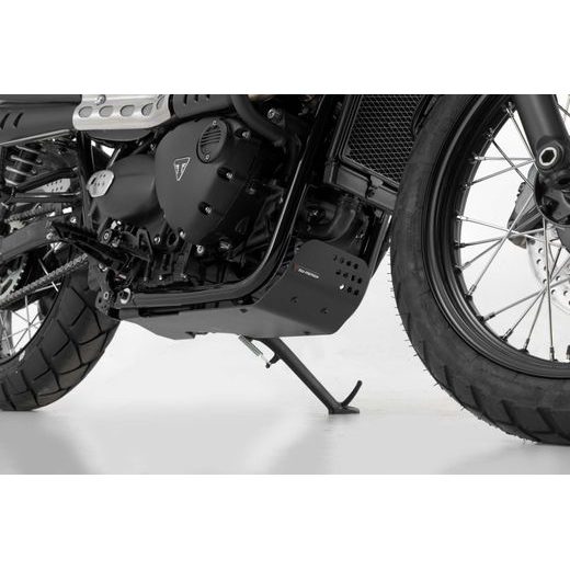 SW MOTECH KRYT MOTORU ČERNÝ PRO BONNEVILLE, SPEED, STREET, THRUXTON.