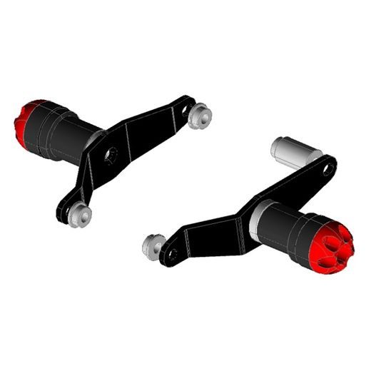 PROTEKTORY NA RÁM SLIDER - BMW F 800 S/ST/GT