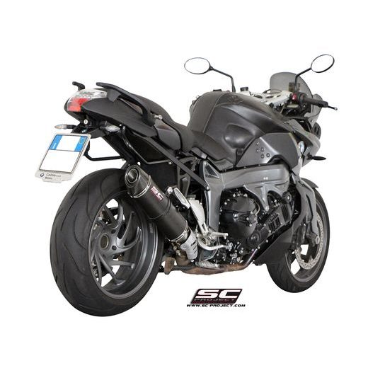 VÝFUKOVÝ SYSTÉM SC PROJECT PRO BMW - K 1300 R (2009 - 2016) - OVAL MUFFLER, WITH CARBON FIBER END CAP