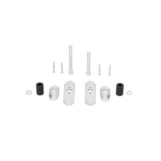 SW MOTECH CRASH PAD HOLDER BLACK. HONDA CB650R E-CLUTCH (23-).