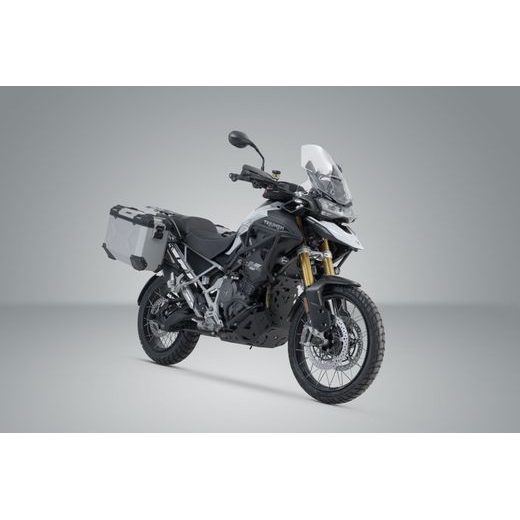 SW MOTECH TRAX ADV SADA KUFRŮ STŘÍBRNÉ 45/37L. TIGER 1200 RALLY PRO/GT/GT PRO.