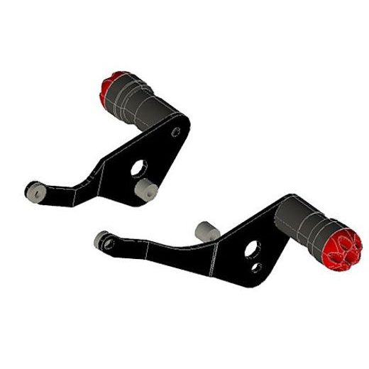 PROTEKTORY NA RÁM SLIDER - APRILIA RS 660 ´21-X