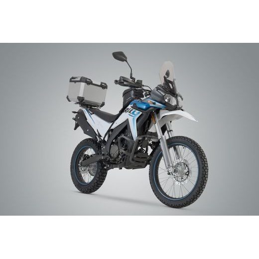 SW MOTECH TRAX ADV TOP CASE SYSTEM SILVER. VOGE 300 RALLY (23-).