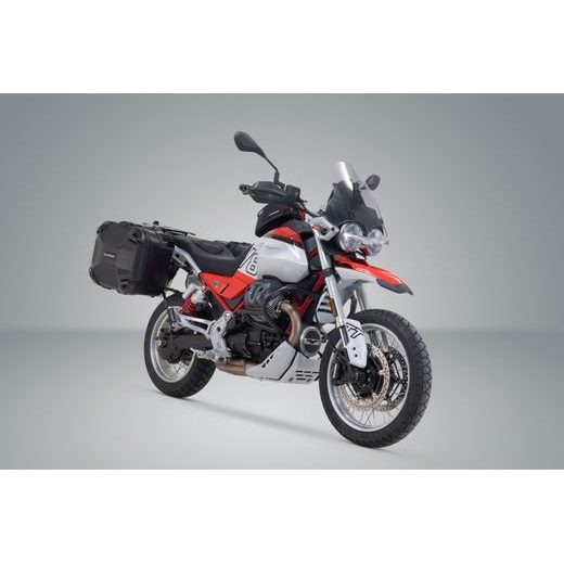 SW MOTECH DUSC HARD CASE SYSTEM BLACK. 33/41 L. MOTO GUZZI V85 TT / STRADA (24-).