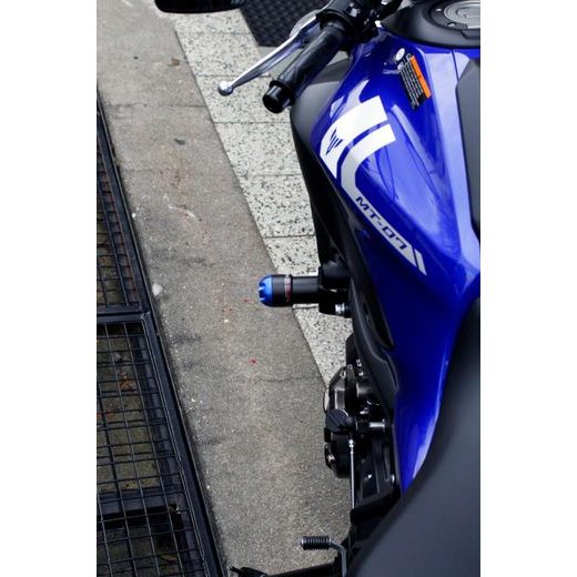 PROTEKTORY NA RÁM SLIDER - YAMAHA MT-07 / XSR / TRACER - DVOUBODOVÁ SADA ´14-X