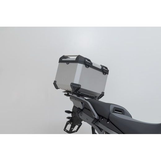 SW MOTECH ADVENTURE SET TRAX ADV SILVER. R 1300 GS ADV (24-). BMW TOP CASE HOLDER.