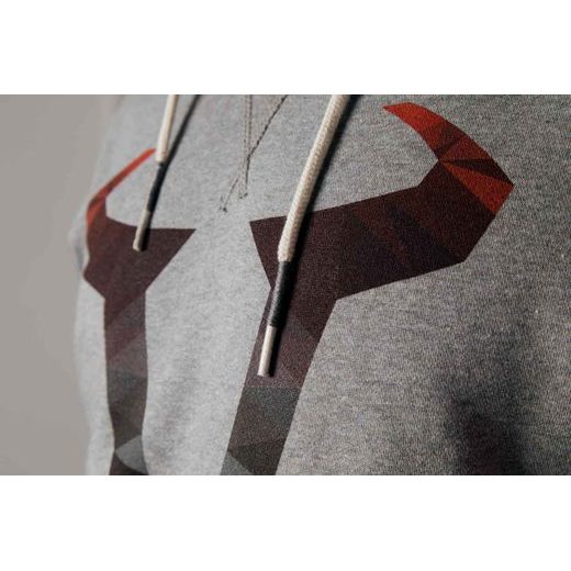 SW MOTECH HOODIE STREET LINE. GREY. UNISEX. SIZE 2XL.