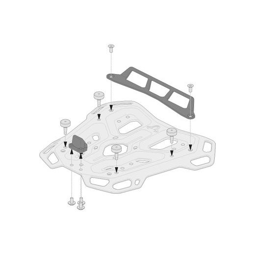 SW MOTECH SADA ADAPTÉRU PRO ADV.RACK PRO GIVI/KAPPA MONOLOCK.