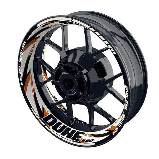 SAMOLEPKY NA KOLA PREMIUM - KTM DUKE 690 RACING DESIGN RAZOR W