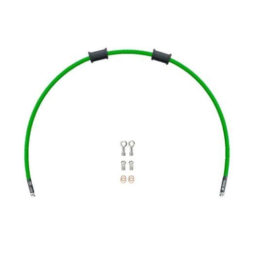 HADICE SPOJKY VENHILL POWERHOSEPLUS KAW-11010C-GR (1 HADICE V SADĚ) GREEN HOSES, CHROME FITTINGS
