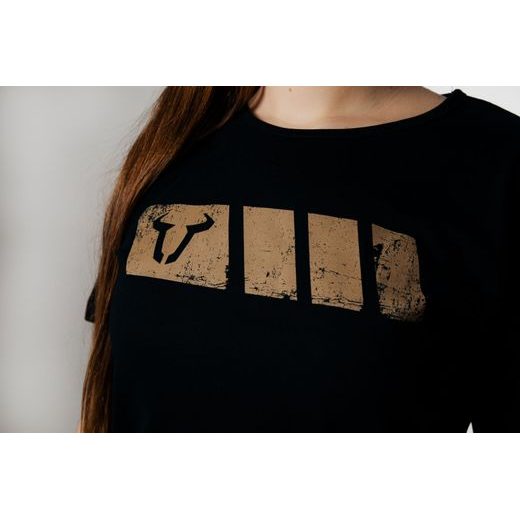 SW MOTECH T-SHIRT LEGEND GEAR. BLACK. WOMEN. SIZE S.