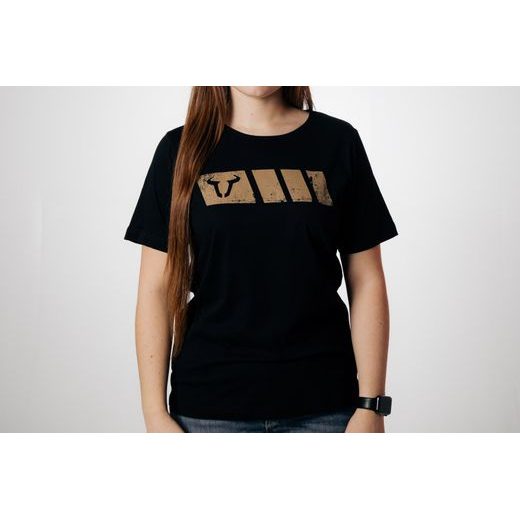 SW MOTECH T-SHIRT LEGEND GEAR. BLACK. WOMEN. SIZE XL.