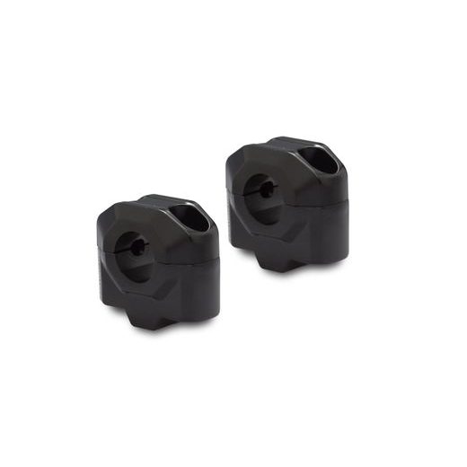 SW MOTECH ZVÝŠENÍ ŘÍDÍTEK 22 MM H = 25 MM. ČERNÝ.