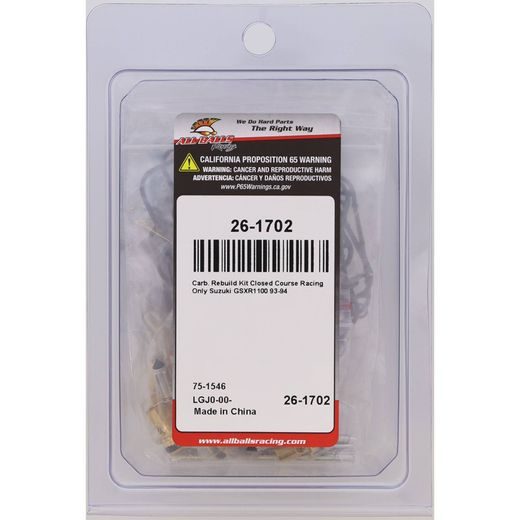 SADA NA REPASI KARBURÁTORU ALL BALLS RACING CARK26-1702