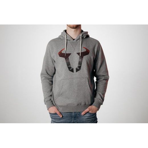 SW MOTECH HOODIE STREET LINE. GREY. UNISEX. SIZE S.