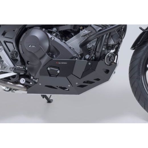 SW MOTECH KRYT MOTORU BLACK/SILVER. HONDA NC700 / NC750 S DCT.