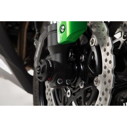 SW MOTECH KAWASAKI - NINJA 1000 SX - PADACÍ PROTEKTORY NA PŘEDNÍ OSU KAWASAKI Z 1000 SX (16-).