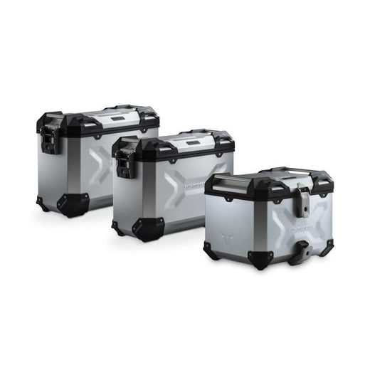 SW MOTECH ADVENTURE SET TRAX ADV SILVER. DUCATI MULTISTRADA V4 (20-).