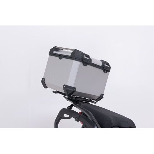 SW MOTECH TRAX ADV TOP CASE SYSTEM SILVER. MOTO GUZZI STELVIO (23-).