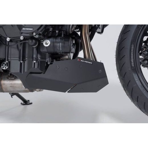 SW MOTECH PŘEDNÍ SPOILER BLACK/SILVER. HONDA CB1000 HORNET (24-).