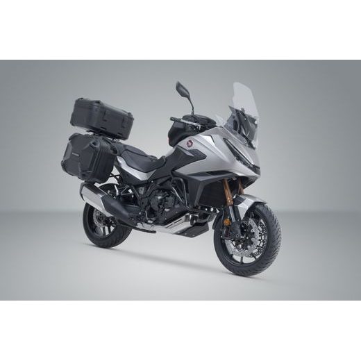 SW MOTECH ADVENTURE SET DUSC WITH TOP CASE XL BLACK. HONDA NT1100 (21-).