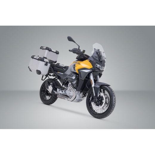 SW MOTECH ADVENTURE SET TRAX ADV SILVER. MOTO GUZZI STELVIO (23-).