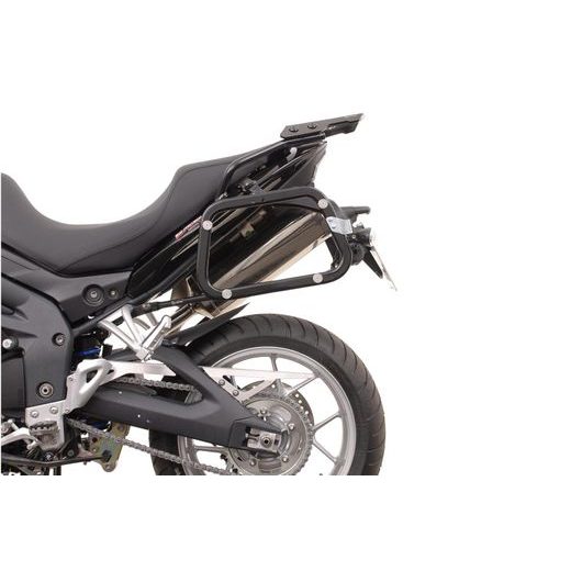 SW MOTECH TRAX ADV SADA SILVER. 45/37 L. TRIUMPH TIGER 1050 (06-12).