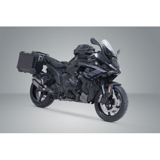 SW MOTECH TRAX ADV ALUMINIUM CASE SYSTEM BLACK. 37/37 L. BMW R 1300 R / R 1300 RS (25-).