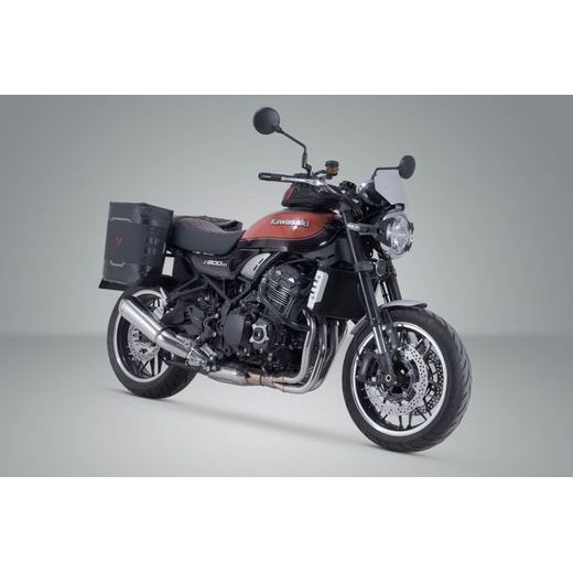 SW MOTECH SIDE BAG WP SYSTEM V-LOC 16/11 L. KAWASAKI Z900RS/CAFE/SE (17-), 50TH ANNI.
