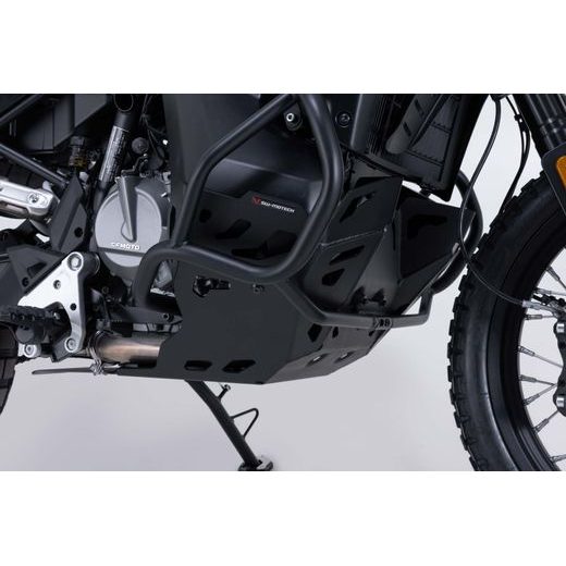 SW MOTECH ENGINE GUARD BLACK. CFMOTO 800MT-X (24-).