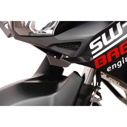 SW MOTECH DRŽÁKY SVĚTEL ČERNÁ. SUZUKI DL1000/650. KAWASAKI KLV1000.
