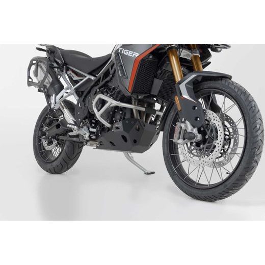 SW MOTECH ENGINE GUARD BLACK. TIGER 900 RALLY PRO (23-). FOR OEM SBL.
