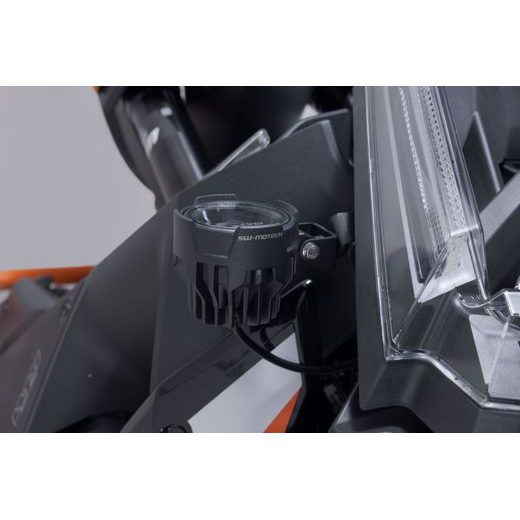 SW MOTECH LIGHT MOUNTS BLACK. KTM 1390 SUPER ADVENTURE S / EVO (24-).