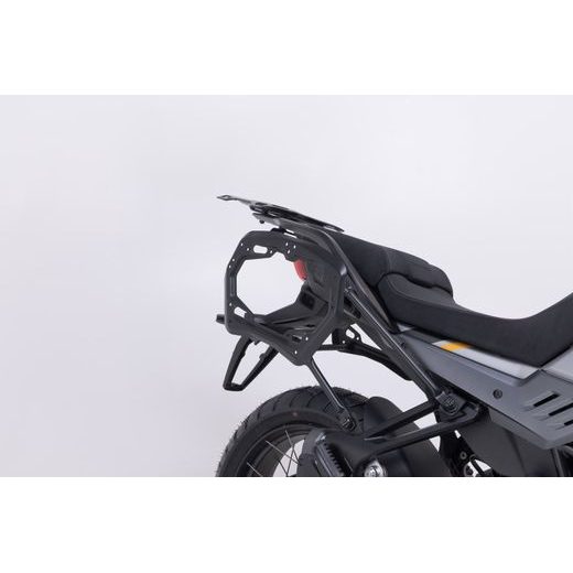 SW MOTECH TRAX ADV ALUMINIUM CASE SYSTEM BLACK. 45/45 L. MOTO GUZZI STELVIO (23-).