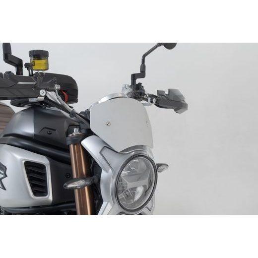 SW MOTECH VĚTRNÝ ŠTÍTEK STŘÍBRNÝ,CFMOTO 700CL-X HERITAGE (22-).