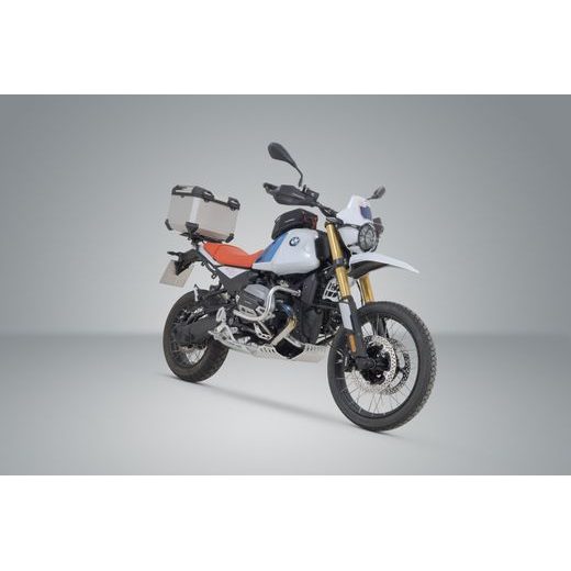 SW MOTECH TRAX ADV TOP CASE SYSTEM SILVER. BMW R 12 G/S (24-).