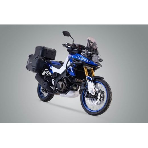 SW MOTECH DUSC HARD CASE SYSTEM BLACK. 41/33 L. SUZUKI V-STROM 1050DE (21-).