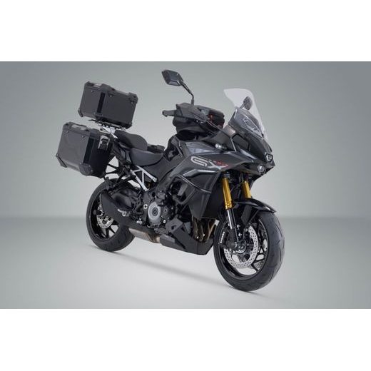 SW MOTECH ADVENTURE SET TRAX ADV BLACK. SUZUKI GSX-S1000GX (23-).