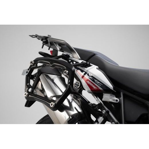SW MOTECH SADA ADVENTURE -KUFRY TRAX ADV. STŘÍBRNÉ PRO HONDA CRF 1000 L AFRICA TWIN (18-)