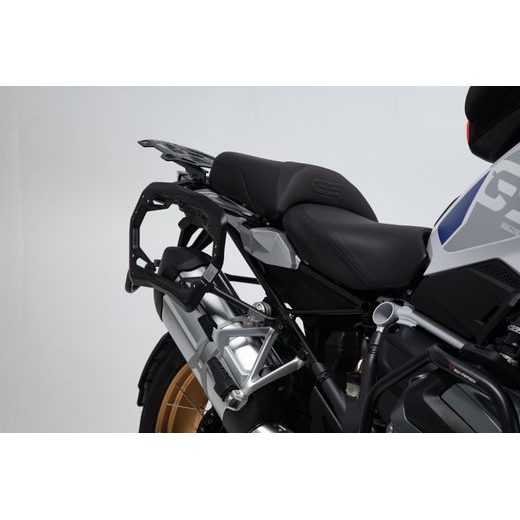 SW MOTECH DUSC HARD CASE SYSTEM BLACK. 41/33L. BMW R 1200 GS, R 1250 GS.
