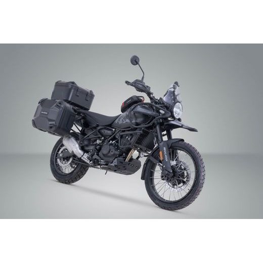SW MOTECH ADVENTURE SET DUSC WITH TOP CASE L BLACK. ROYAL ENFIELD HIMALAYAN 450 RALLY (25-).