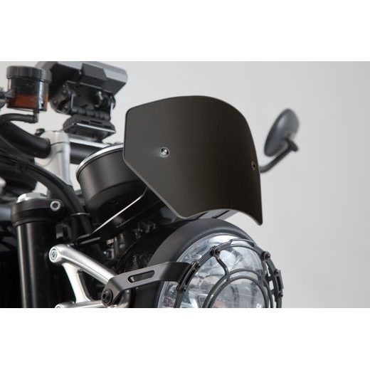 SW MOTECH VĚTRNÝ ŠTÍTEK, ČERNÝ TRIUMPH SPEED TWIN 1200 (18-).