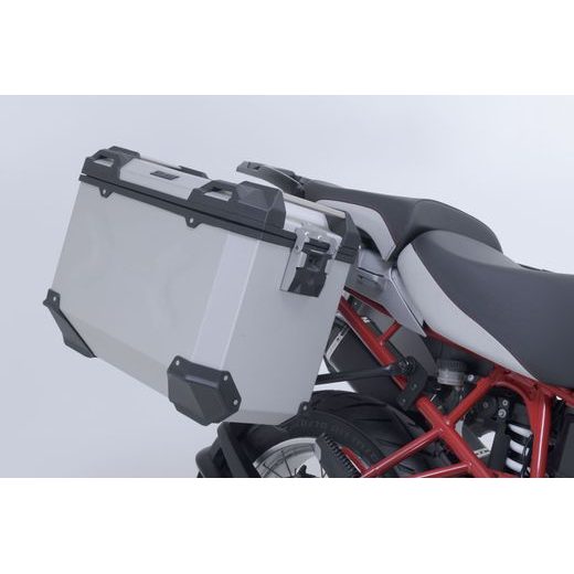SW MOTECH ADVENTURE SET TRAX ADV SILVER. BMW R 1200 GS (04-12).