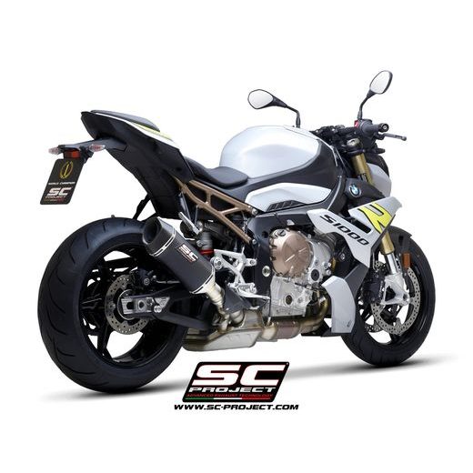 VÝFUKOVÝ SYSTÉM SC PROJECT PRO BMW - S 1000 R (2021-2022) - SC1-S MUFFLER, CARBON FIBER, WITH CARBON FIBER END CAP