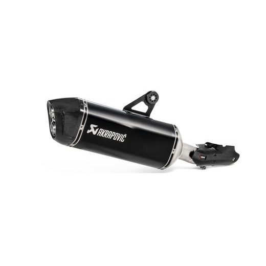 SW MOTECH AKRAPOVIC SLIP ON EXHAUST SYSTEM BLACK. BMW R 1250 GS / ADV (18-).
