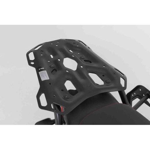 SW MOTECH ADVENTURE-RACK BLACK. MOTO GUZZI V85 STRADA (24-).
